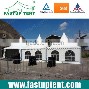 6x6m Luxury White PVC Pagoda Tent