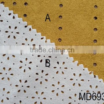 Artificial PU Suede fabric for high-heeled shoes & bedding articles MD69386