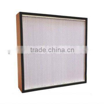 Mini-pleat HEPA Filter Supplier For Pharmacetical