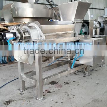 large capacity double screw type industrial juice extractor