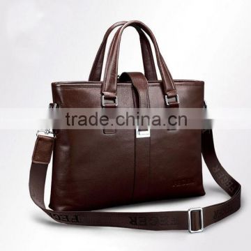 Trendy customized men briefcase,leather men tote bag,cattlehide genuine leather men's handbag                        
                                                Quality Choice