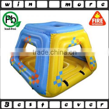 Inflatable Water Floating Fortress for Four Person , inflatable water games, play games on water