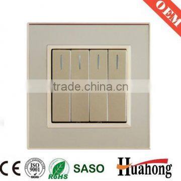 High Quality Gold Acrylic Wall Switch photo-5