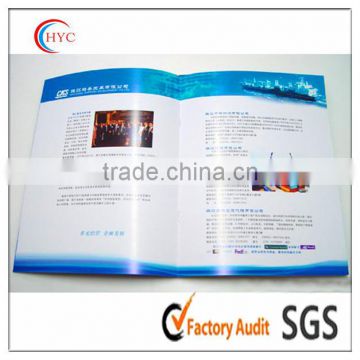 2014 new film laminated art paper custom customized best catalogue cheap brochure