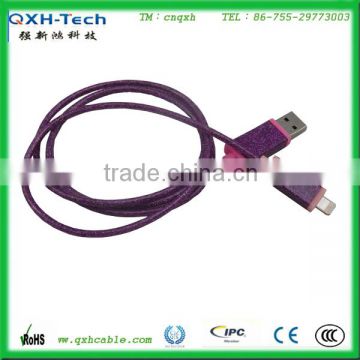 EL wire USB data cable Isolychn for mibilephone