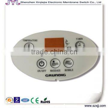 telecommunication equipment massage machinery touch control graphic overlay