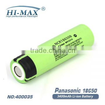 rechargeable regular li-ion battery 3400 mah 18650 battery