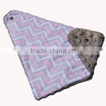 2016 Uniex Color Chevron Pattern Microfiber Custom Cotton Bib for Child
