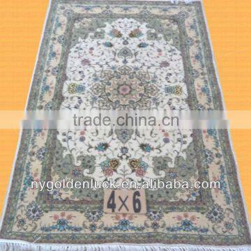 4x6ft flower design wool carpets