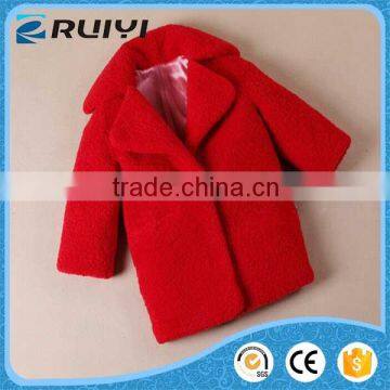 Long Coat for Girl, Faux Fur Coat for Kids