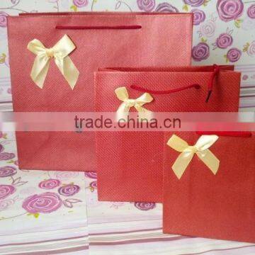 red gift paper bag beautiful and nice