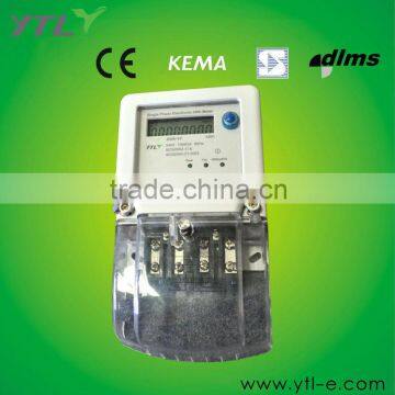 single phase anti-tamper kwh meter