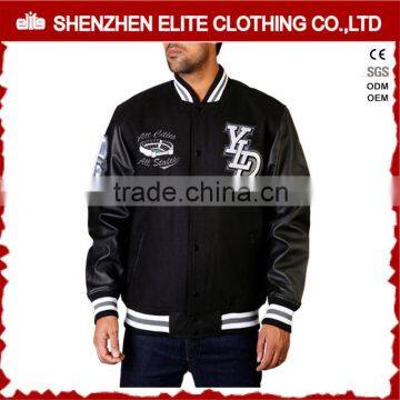 Pakistan Karachi Custom Sheep Leather Jackets for Men Black photo-6