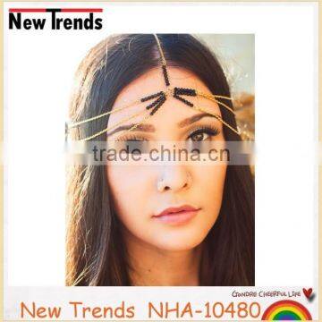 Popular Glass Beads Headband Handmade Beads Hairband