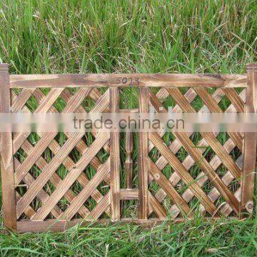 wood garden fence