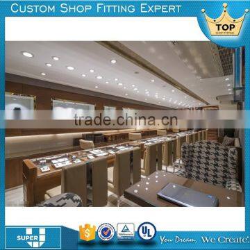 2017 new design layal 3d rendering jewellery store interior design