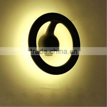 2015 New Arrival SMD5730 Round Wall Light 240V Acrylic Wall Lamps