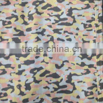 59%cotton 30%polyeter 11%spandex Knit Printed Fabric