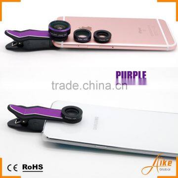 For IPhone 6S Samsung HTC LG Huawei Xiaomi Camera Lens 198 Degree Fisheye 0.63X Wide-angle Lens 20X Macro Lens 3in1 Lens Kit photo-6