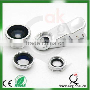 cell phones accessories 3 in 1 camera lens 0.4x super wide angle lens