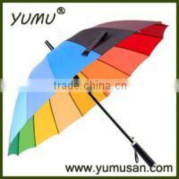 Rainbow Umbrella Straight/ Folding Umbrella Rain Umbrella