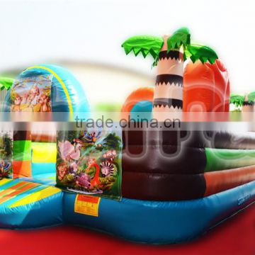 Customized inflatable jungle animal park, inflatable fun city