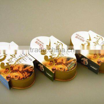 Seasoned canned smoked mackerel for Japanese food wholesale