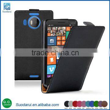 2015 Hot selling Phone Case For Microsoft Lumia 950Xl Ultra Slim Flip Leather Case Cover