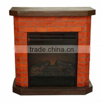 Polystone Electric Fireplace Heater Mantel