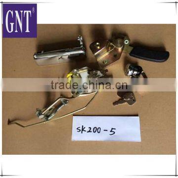 low price excavator SK200-5 cab door lock