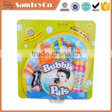 Fish&seal kids blowing bubble set toys