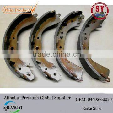 Brake shoe 04495-60070 used for Toyota