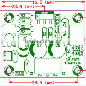 LM1875T 30W Monor Post Amplifier Module , Unassebled Kit Version ,accept OEM! photo-2