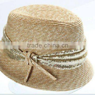 Simple straw hat