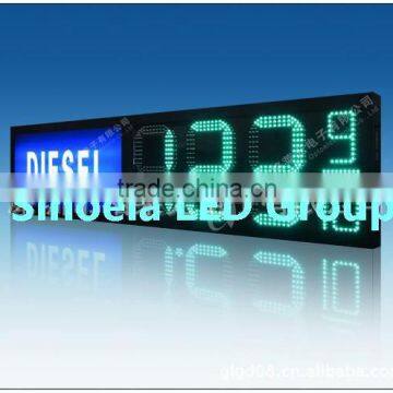 10" 8.888 Blue outdoor low price digital price led gas station price display