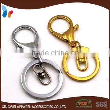 shiny gold key rings metal key chain