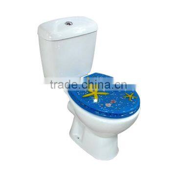 Elongated Made in China Polyresin Bathroom Sanitary Color wc Seat Cover photo-3