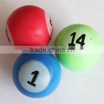 Cheap mini billiards bouncing balls for kids