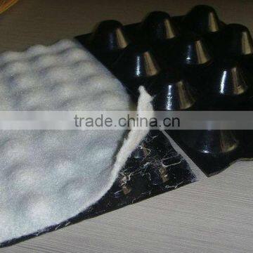 Geotextile 3-dimensional plastic drainage board