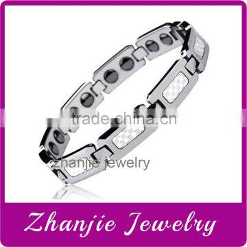 China Manufacture Supply Health Care Bracelet Jewelry, Stainless Steel no Problem Health Bio Magnetic Bracelet