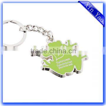 Promotional Surfboard Custom Cheap Epoxy Metal Silver Zinc Alloy Keychain