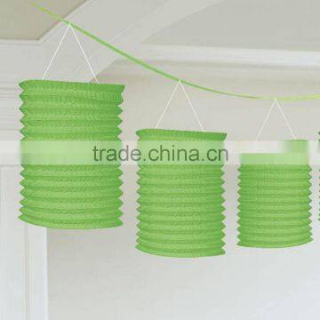 Cheap accordion paper lanterns paper hanging ball lantern for home decoration