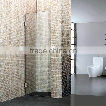 S209 bathroom shower pivot glass door