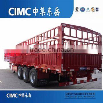 CIMC 3 Axle Livestock Transport For Pig Cattle Sheep Fence Truck Trailer photo-5