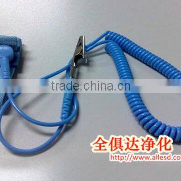 Electronic Safety Equipment Cleanroom Esd Wrist Strap With Cord photo-3