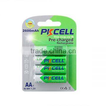 light weight NI-MH cell ready to use battery AA 2600mAh 1.2V