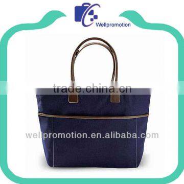 Promotional Cheap Black Canvas Tote Bags With Hard Handles photo-2