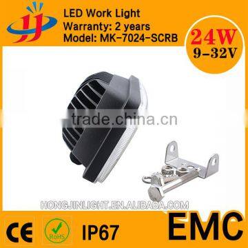 IP67 Spot/flood Beam Auto Led Work 24W LED Working Light