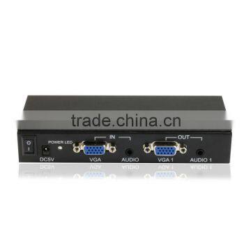 VGA Splitter 1x4 With Audio Connects VGA Source to Four VGA Displays Simultaneously photo-2