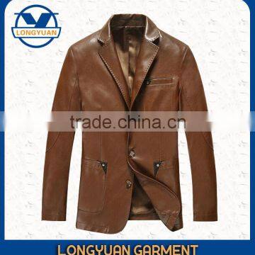 Men's Leather Jackets With Stand up Collar Supplier's Choice photo-2